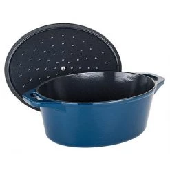 Clipper Corporation VIKING 7 QT ENAMEL COATED DUTCH OVEN/ROASTER 8 Clipper Corporation VIKING 7 QT ENAMEL COATED DUTCH OVEN/ROASTER