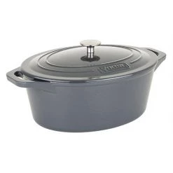 Clipper Corporation VIKING 7 QT ENAMEL COATED DUTCH OVEN/ROASTER