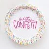 MARY SQUARE PAPER PRODUCTS CUE THE CONFETTI PLATES