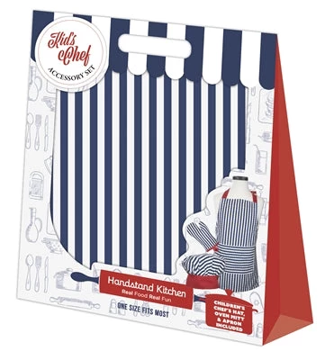 HANDSTAND KITCHEN JUST FOR KIDS KIDS STRIPED APRON SET 2 HANDSTAND KITCHEN JUST FOR KIDS KIDS STRIPED APRON SET