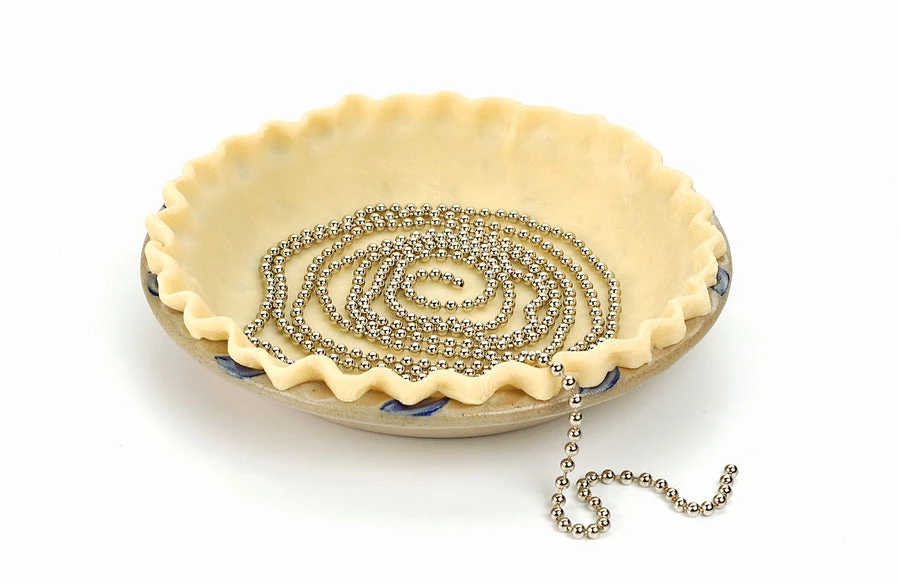 R.S.V.P. KITCHEN TOOLS BEADED PIE CHAIN, 10 FEET 1 R.S.V.P. KITCHEN TOOLS BEADED PIE CHAIN, 10 FEET