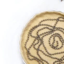 R.S.V.P. KITCHEN TOOLS BEADED PIE CHAIN, 10 FEET