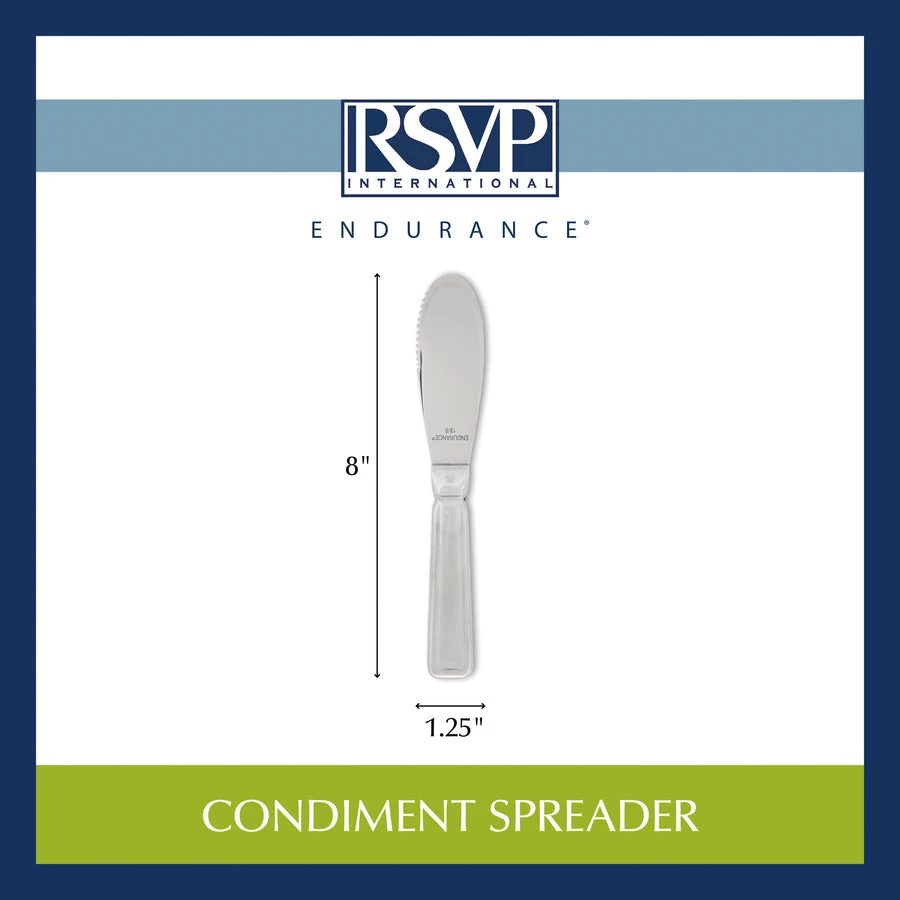 R.S.V.P. CONDIMENT SPREADER 4 R.S.V.P. CONDIMENT SPREADER