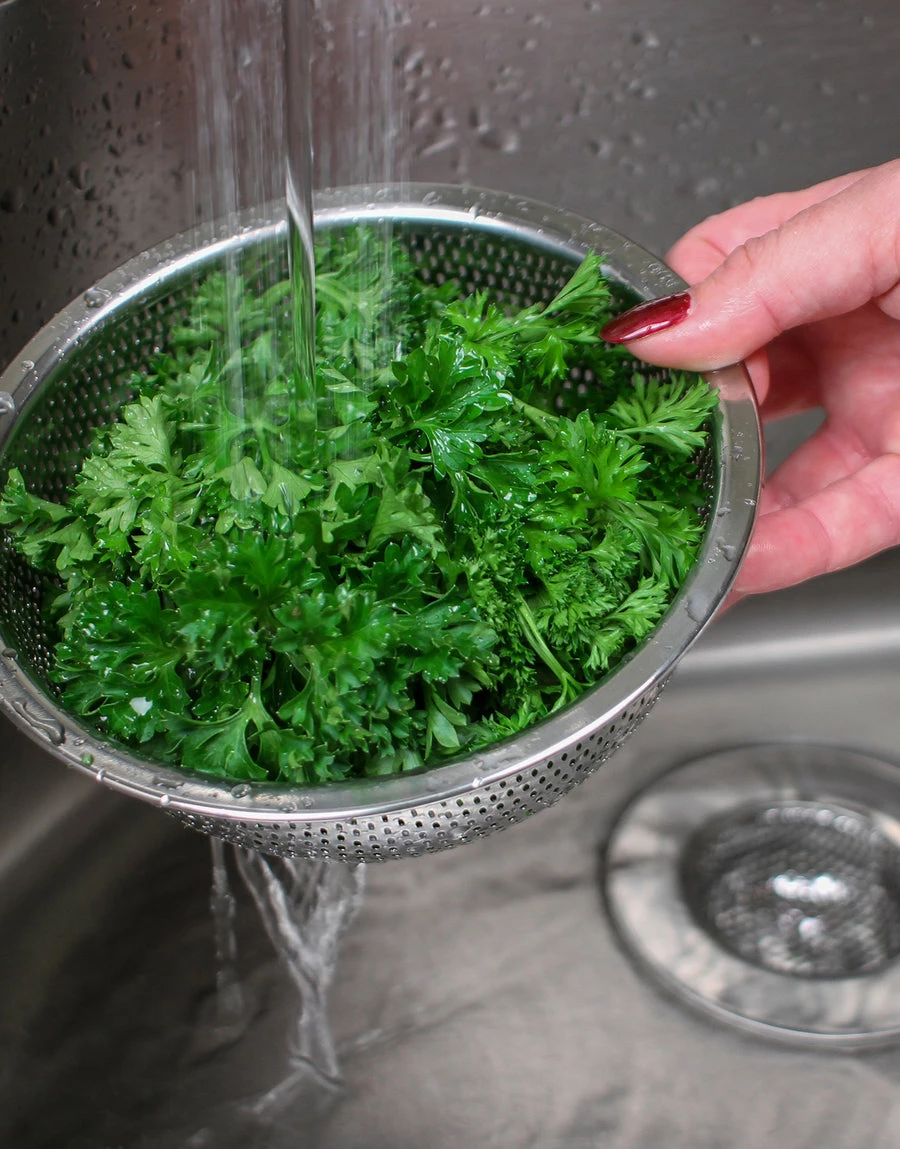 R.S.V.P. KITCHEN TOOLS PIERCED BERRY COLANDER 3 R.S.V.P. KITCHEN TOOLS PIERCED BERRY COLANDER