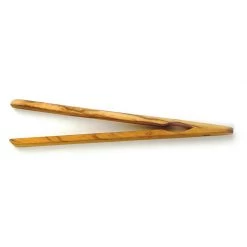 R.S.V.P. OLIVE WOOD TOAST TONGS KITCHEN TOOLS