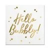SLANT HELLO BUBBLY BEVERAGE NAPKINS PAPER PRODUCTS