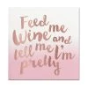 SLANT PAPER PRODUCTS FEED ME WINE NAPKIN
