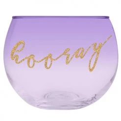 SLANT BAR & BEVERAGE HOORAY ROLY POLY GLASS