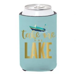 SLANT TAKE ME TO THE LAKE KOOZIE