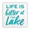 SLANT PAPER PRODUCTS BETTER AT THE LAKE BEVERAGE NAPKINS