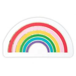 SLANT RAINBOW SHAPED NAPKINS PAPER PRODUCTS