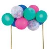 SLANT BALLOON GARLAND CAKE TOPPER