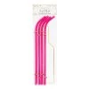 SLANT BAR & BEVERAGE WINE BOTTLE BRIGHT PINK STRAWS