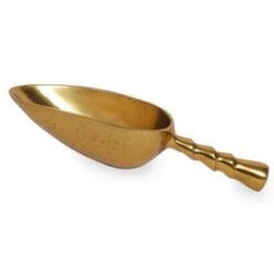 INDIA HANDICRAFTS GILDED ICE SCOOP, MEDIUM