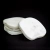 INDIA HANDICRAFTS SERVEWARE MARBLE FREE-FORM COASTERS, SET OF 4