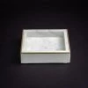 INDIA HANDICRAFTS SERVEWARE SQUARE MARBLE NAPKIN HOLDER, 5.25"
