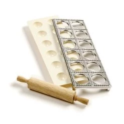 NORPRO RAVIOLI MAKER With PRESS & ROLLING PIN