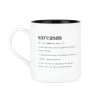 About Face Designs SARCASM MUG