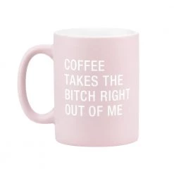 About Face Designs COFFEE TAKES THE MUG