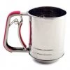 NORPRO KITCHEN TOOLS 3 CUP FLOUR SIFTER, STAINLESS STEEL