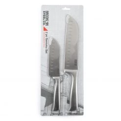 CORE HOME SOUS CHEF COLLECTION SANTOKU KNIFE, SET OF 2