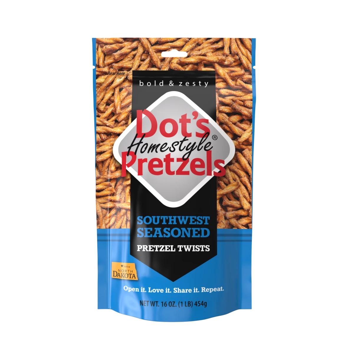 MIDWEST DISTRIBUTION DOT'S SOUTHWEST PRETZELS 16 OZ FOOD GIFTS 1 MIDWEST DISTRIBUTION DOT'S SOUTHWEST PRETZELS 16 OZ FOOD GIFTS