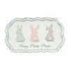 MUDPIE BUNNY TRIO EASTER PLATTER HOLIDAY