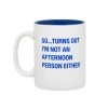 About Face Designs AFTERNOON PERSON MUG