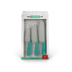 HANDSTAND KITCHEN JUST FOR KIDS 3 Pc CHEF'S KID SAFE KNIFE SET