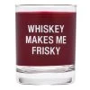About Face Designs BAR & BEVERAGE FRISKY ROCKS GLASS