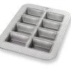 USA PAN, A PREMIER PAN COMPANY BAKING & PASTRY TOOLS MINI LOAF PANEL PAN