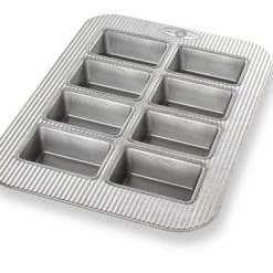 USA PAN, A PREMIER PAN COMPANY BAKING & PASTRY TOOLS MINI LOAF PANEL PAN