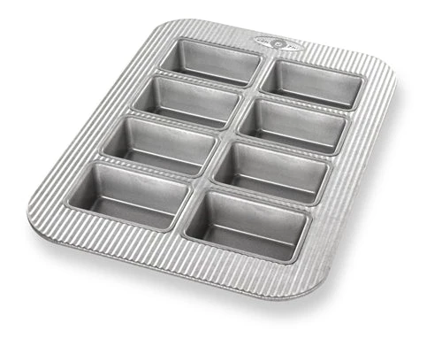 USA PAN, A PREMIER PAN COMPANY BAKING & PASTRY TOOLS MINI LOAF PANEL PAN 1 USA PAN, A PREMIER PAN COMPANY BAKING & PASTRY TOOLS MINI LOAF PANEL PAN
