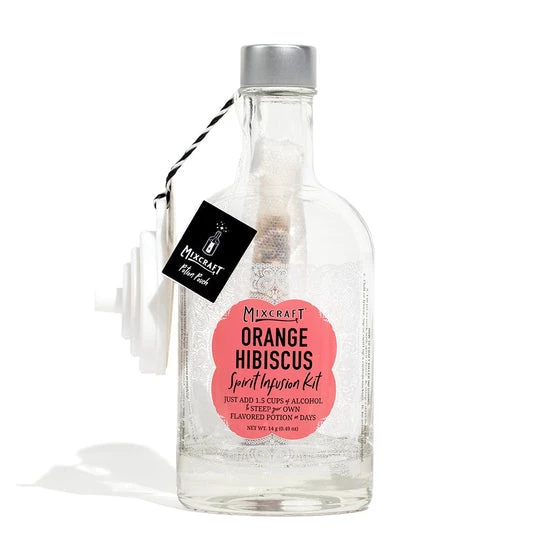 MIXCRAFT ORANGE HIBISCUS SPIRIT INFUSION KIT 1 MIXCRAFT ORANGE HIBISCUS SPIRIT INFUSION KIT