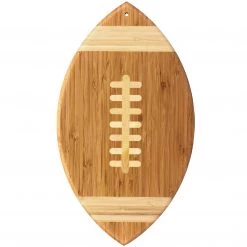 TOTALLY BAMBOO KITCHEN TOOLS FOOTBALL SERVING BOARD