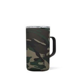CORKCICLE BAR & BEVERAGE 22 OZ WOODLAND CAMO COFFEE MUG