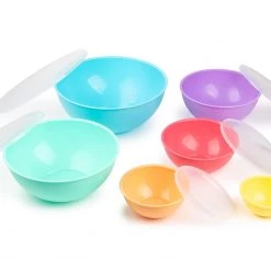 CORE HOME MIXING BOWL SET With LIDS, SET OF 12
