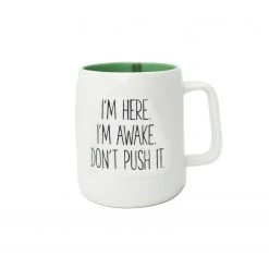 MARY SQUARE I'M HERE CERAMIC MUG