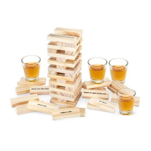 True Fabrications STACKING DRINKING GAME 1 True Fabrications STACKING DRINKING GAME