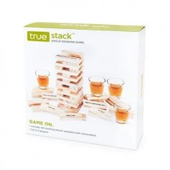True Fabrications STACKING DRINKING GAME
