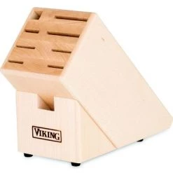 Clipper Corporation VIKING PROFESSIONAL BEECHWOOD KNIFE BLOCK, 9 SLOT