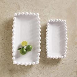 MUDPIE RAISED DOT SMALL PLATTER SERVEWARE