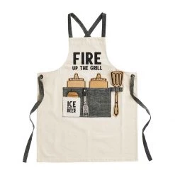 MUDPIE FIRE UP THE GRILL APRON LINENS
