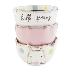 MUDPIE HOLIDAY HELLO SPRING RAMEKIN SET