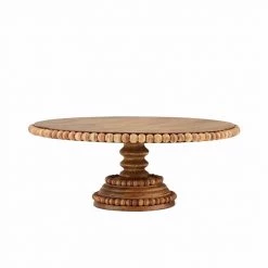 MUDPIE WOOD BEADED CAKE STAND