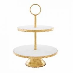 MUDPIE MARBLE SERVING STAND SERVEWARE