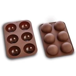 HAROLD IMPORT COMPANY KITCHEN TOOLS HOT COCOA BOMB MOLDS, SET OF 2