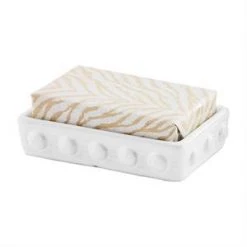 MUDPIE ZEBRA BEADED SOAP SET CLEANING