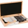 Clipper Corporation VIKING 6 PIECE STEAK KNIFE SET, BLACK