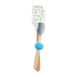 MUDPIE BLUE FLORAL SPATULA SET KITCHEN TOOLS